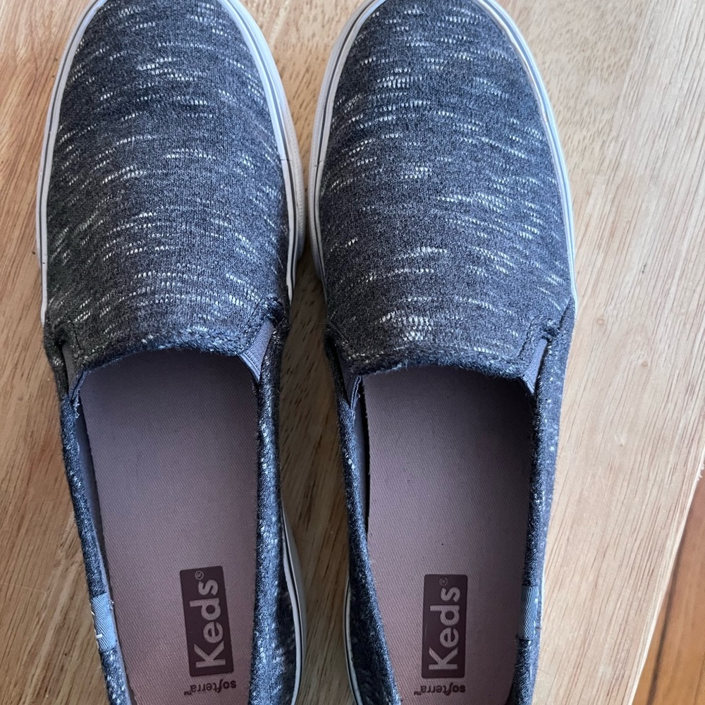 Keds Charcoal Slip-On Shoes